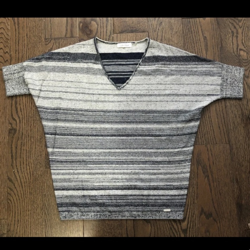 Calvin Klein Navy Stripe Sweater